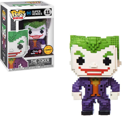 Funko Pop! DC: Super Heroes Joker 8-BIt gamestop exclusive *CHASE #11