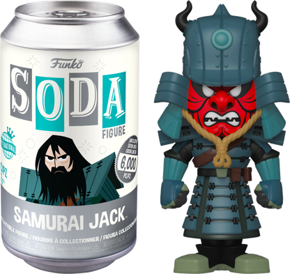 SAMURAI JACK ARMORED JACK FUNKO SODA VINYL LIMITED EDITION