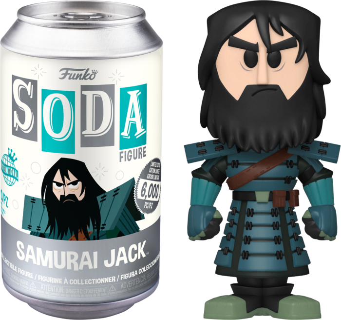 SAMURAI JACK ARMORED JACK FUNKO SODA VINYL LIMITED EDITION