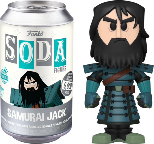 SAMURAI JACK ARMORED JACK FUNKO SODA VINYL LIMITED EDITION