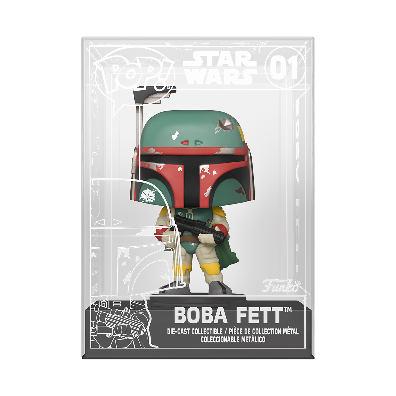FUNKO POP! STAR WARS Die Cast BOBA FETT #01 DIECAST *SEALED*