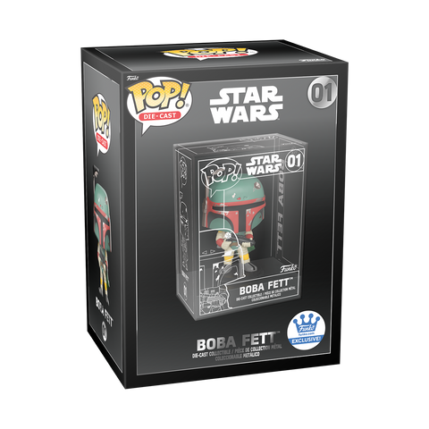 FUNKO POP! STAR WARS Die Cast BOBA FETT #01 DIECAST *SEALED*