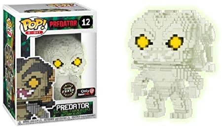 Funko Pop! 8-Bit The Predator GAMESTOP EXCLUSIVE (GLOW IN THE DARK CHASE) #12