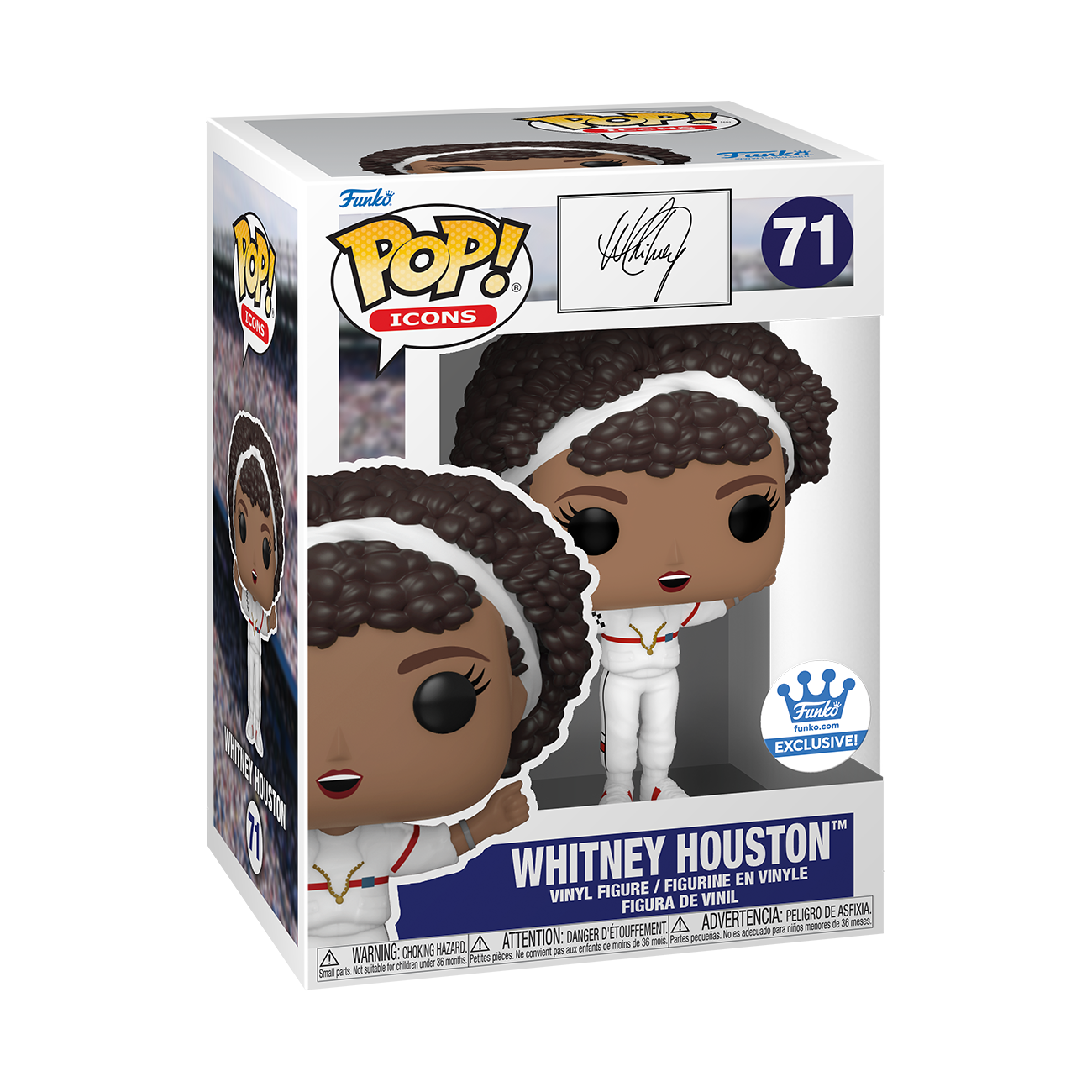 Funko Pop! Music - Whitney Houston (Super Bowl 1991) #71 [Funko Shop Exclusive]
