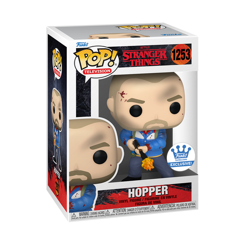 FUNKO POP! TELEVISION STRANGER THINGS HOPPER [FUNKO SHOP EXCLUSIVE] #1253