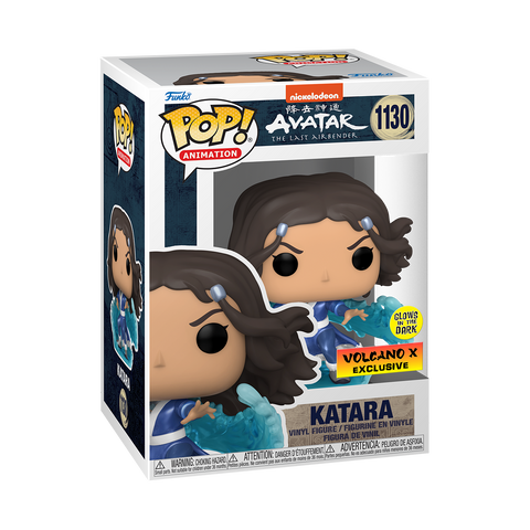 FUNKO POP! ANIME AVATAR KATARA GLOW IN THE DARK #1130 [VOLCANO X EXCLUSIVE]