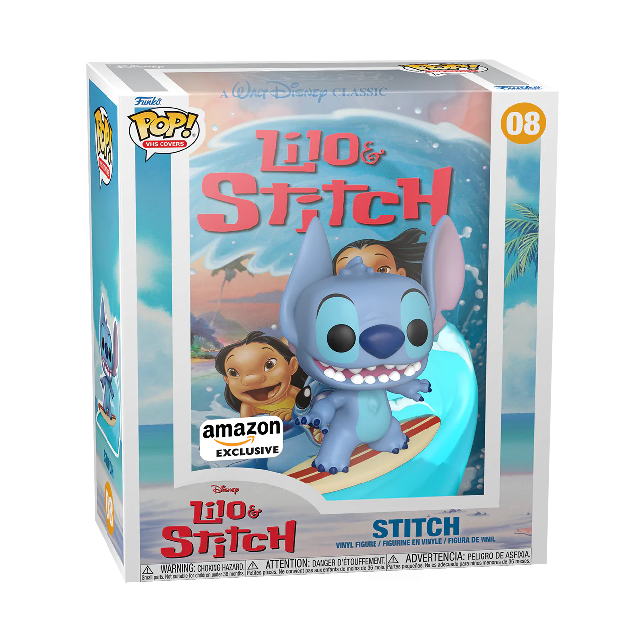 FUNKO POP! DISNEY VHS COVERS - LILO & STITCH *AMAZON EXCLUSIVE* #08