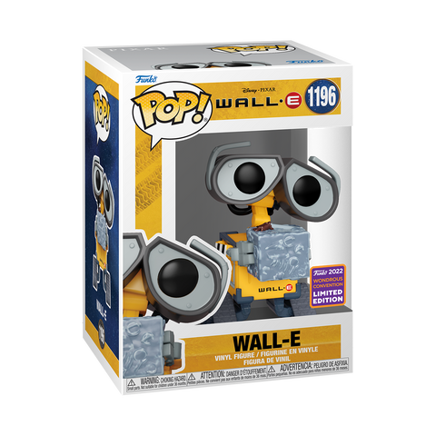 Funko POP! WALL-E WITH TRASH CUBE [WONDROUS SHARED CONVENTION] #1196