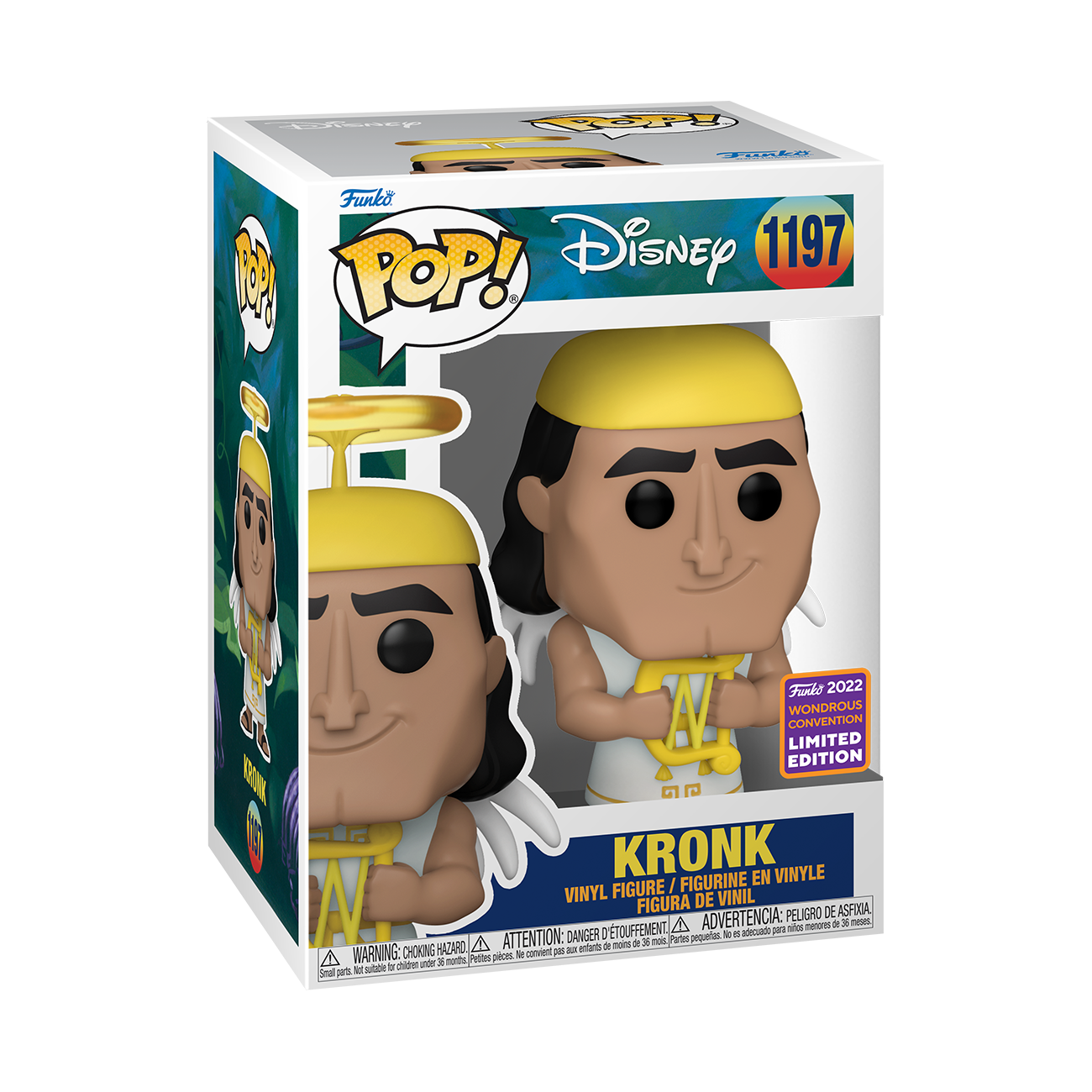 Funko Pop! KRONK AS ANGEL EMPEROR'S NEW GROOVE #1197 [WONDROUS SHARED CONVENTION]