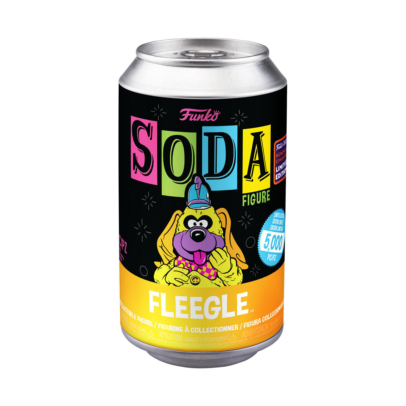 Funko SODA VINYL FLEEGLE (BLACK LIGHT) - THE BANANA SPLITS [WONDROUS SHARED CONVENTION]
