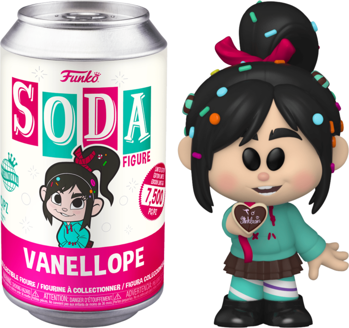 FUNKO SODA VINYL WRECK-IT RALPH VANELLOPE LIMITED 7,500 PC!