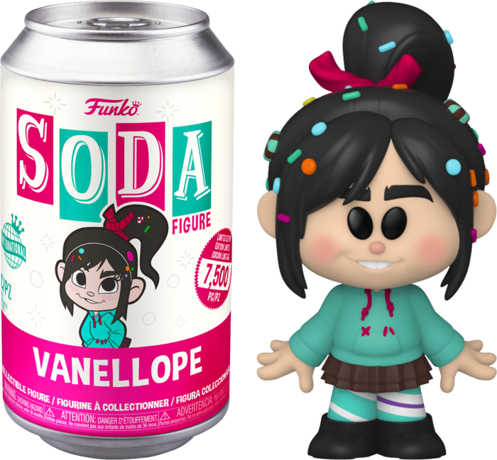 FUNKO SODA VINYL WRECK-IT RALPH VANELLOPE LIMITED 7,500 PC!