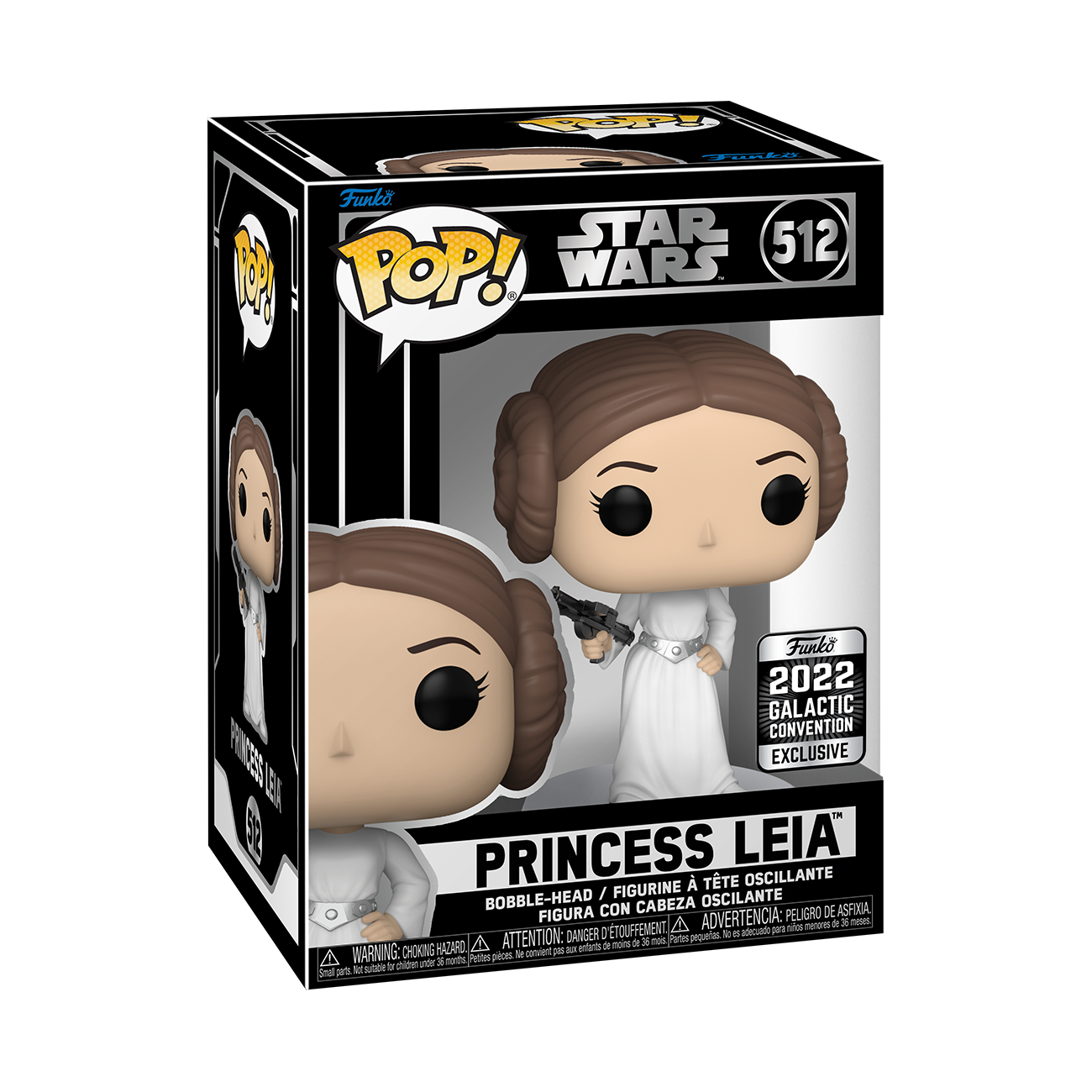 Funko Pop! STAR WARS 2022 GALACTIC CONVENTION PRINCESS LEIA #512