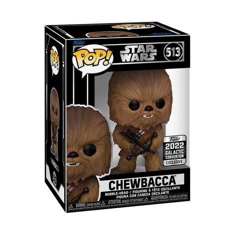 Funko Pop! STAR WARS 2022 GALACTIC CONVENTION CHEWBACCA #513