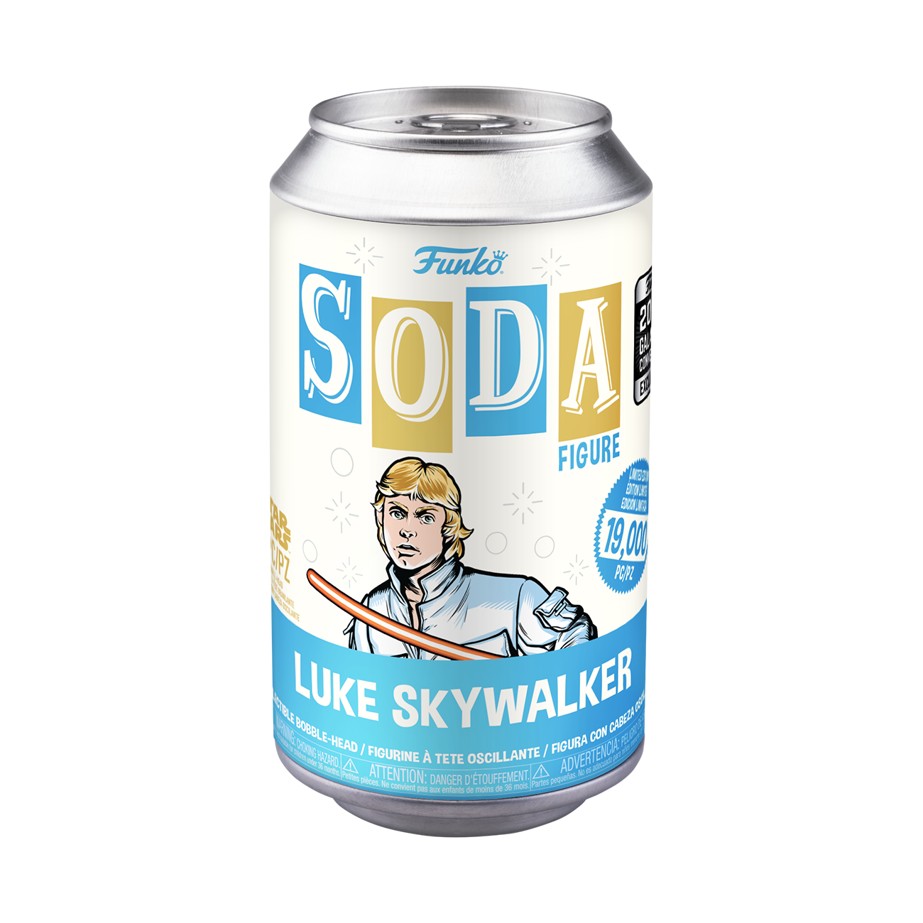 Funko SODA VINYL STAR WARS 2022 GALACTIC CONVENTION LUKE SKYWALKER
