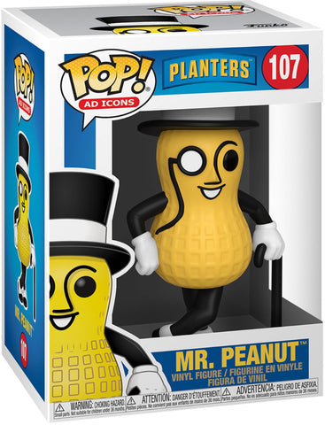 FUNKO POP AD ICON Mr PEANUT - PLANTERS #107