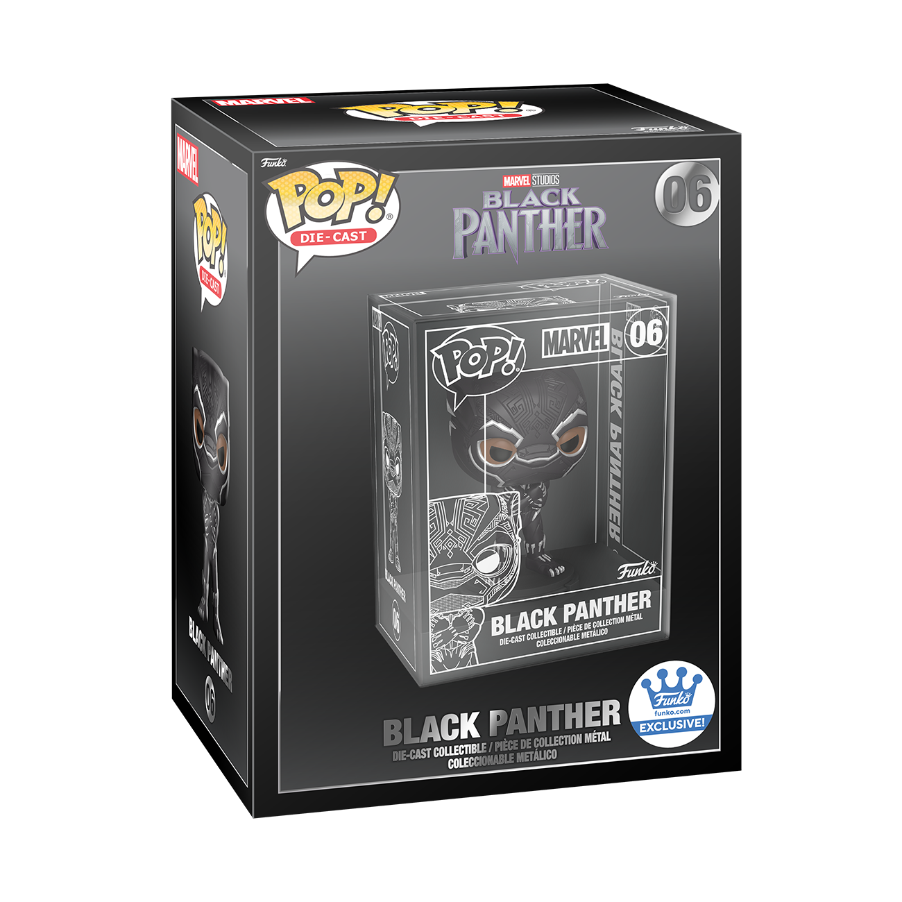 FUNKO POP! MARVEL BLACK PANTHER #06 DIECAST *SEALED* *CHANCE OF CHASE*