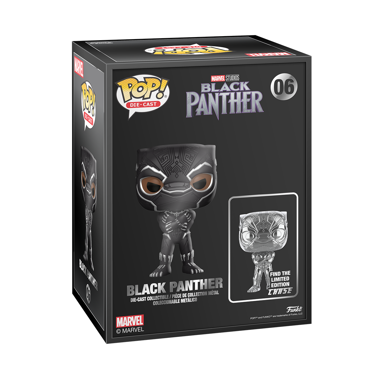 FUNKO POP! MARVEL BLACK PANTHER #06 DIECAST *SEALED* *CHANCE OF CHASE*
