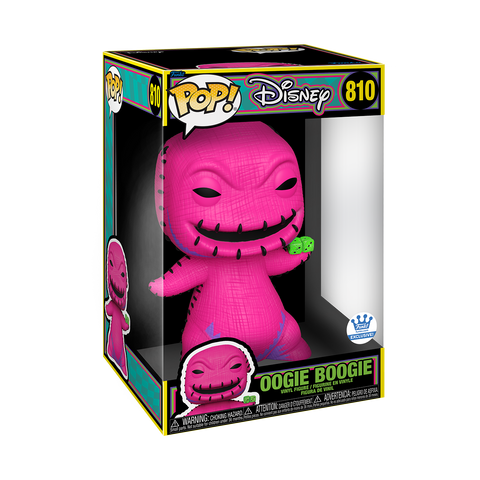 Funko Pop! DISNEY OOGIE BOOGIE BLACKLIGHT 10" [FUNKO SHOP EXCLUSIVE] #810