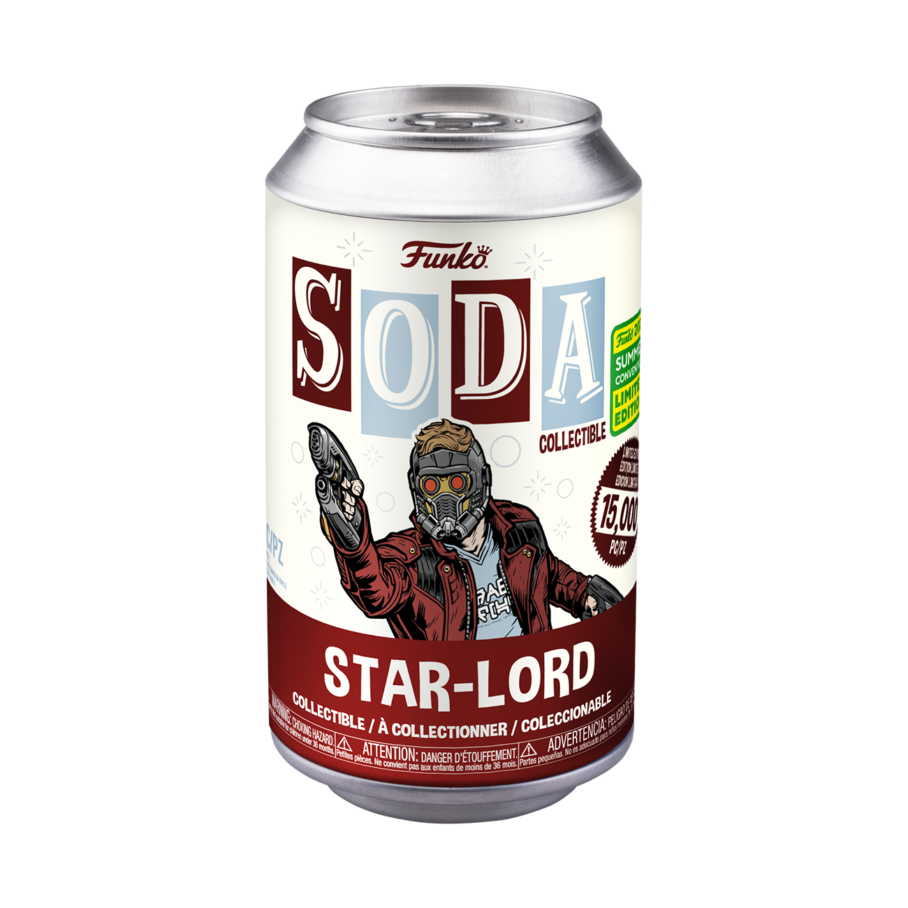 MARVEL STAR LORD GUARDIAN OF THE GALAXY SODA [**SDCC SUMMER SHARED CONVENTION EXCLUSIVE**]