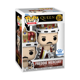 FUNKO POP! ROCKS QUEEN FREDDIE MERCURY AS KING with CROWN DIAMOND GLITTER [FUNKO SHOP EXCLUSIVE] #184