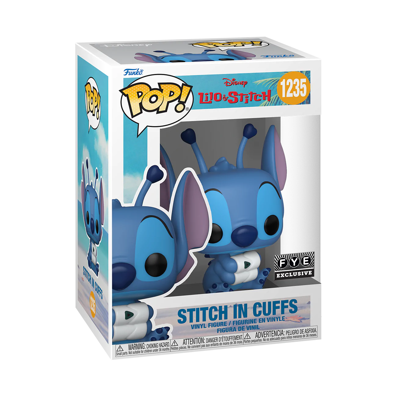 FUNKO POP! DISNEY LILO & STITCH in CUFFS [FYE EXCLUSIVE] #1235