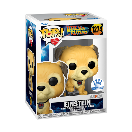 Funko Pop! Back To The Future - Einstein with Purpose #1274 [Funko Shop Exclusive]