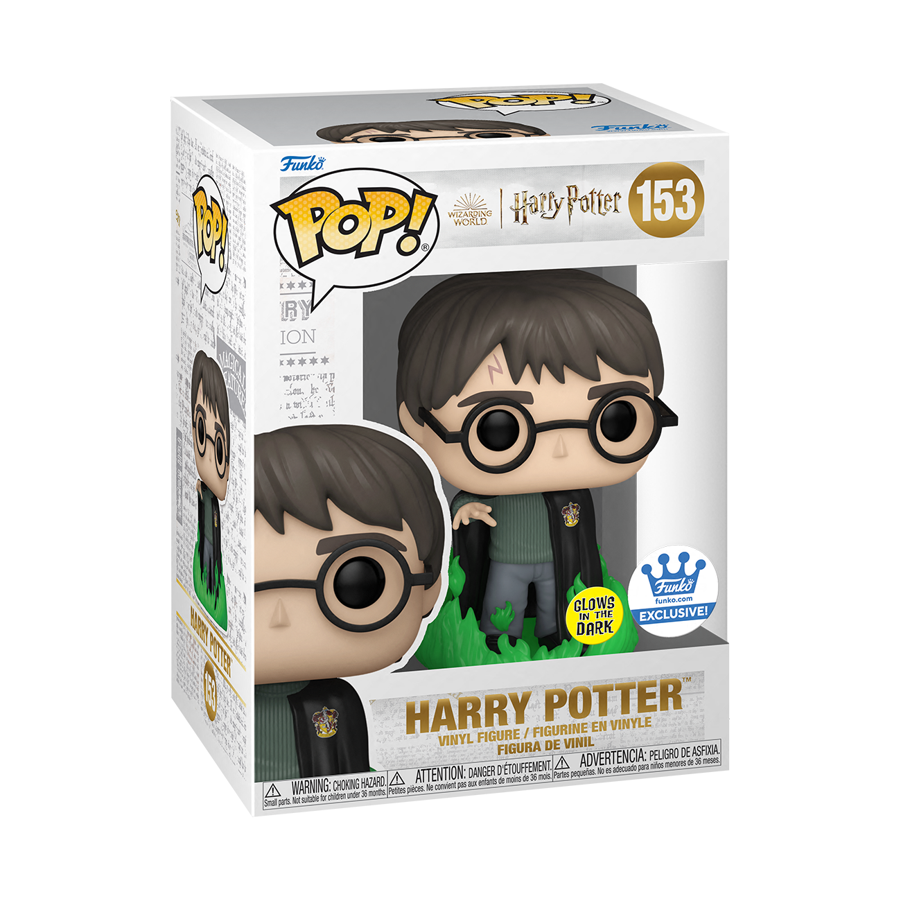 FUNKO POP! HARRY POTTER with FLOO POWDER GLOW [FUNKO SHOP EXCLUSIVE] #153