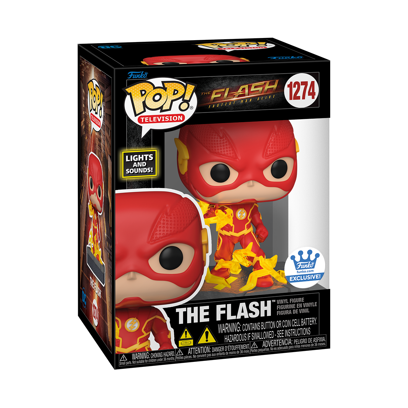 FUNKO POP! THE FLASH (LIGHTS AND SOUNDS) - DC COMICS [FUNKO SHOP EXCLUSIVE] #1274