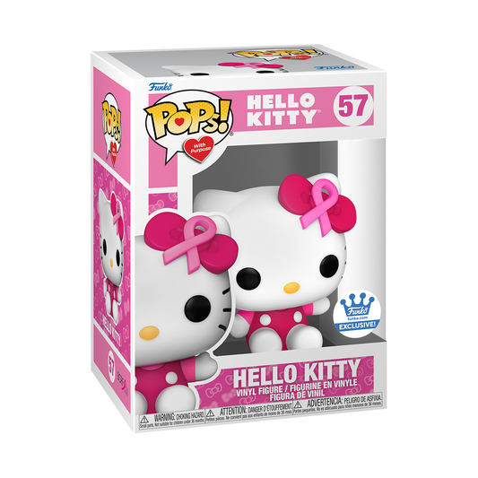 FUNKO POP! HELLO KITTY [FUNKO SHOP EXCLUSIVE] BREAST CANCER #57
