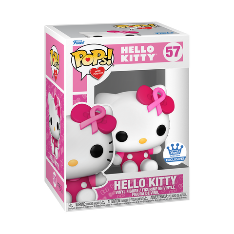 FUNKO POP! HELLO KITTY [FUNKO SHOP EXCLUSIVE] BREAST CANCER #57