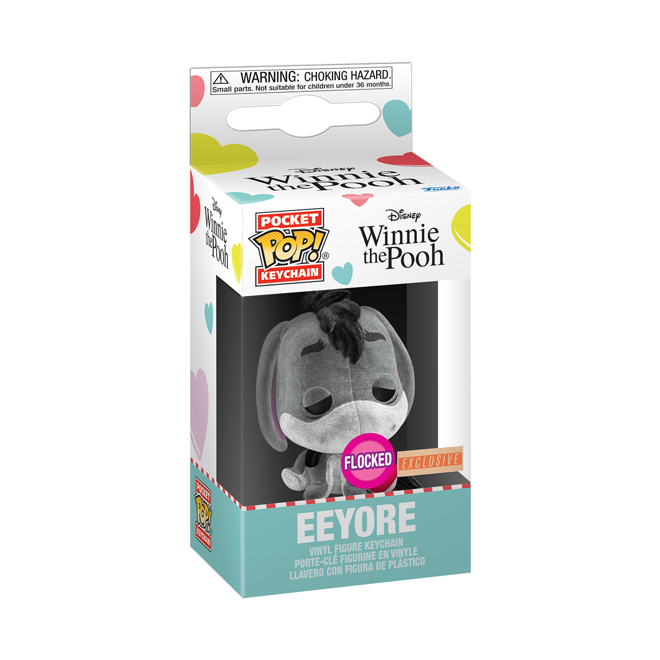 Funko Pop! Pocket Keychain: Winnie the Pooh Eeyore Flocked EXCLUSIVE