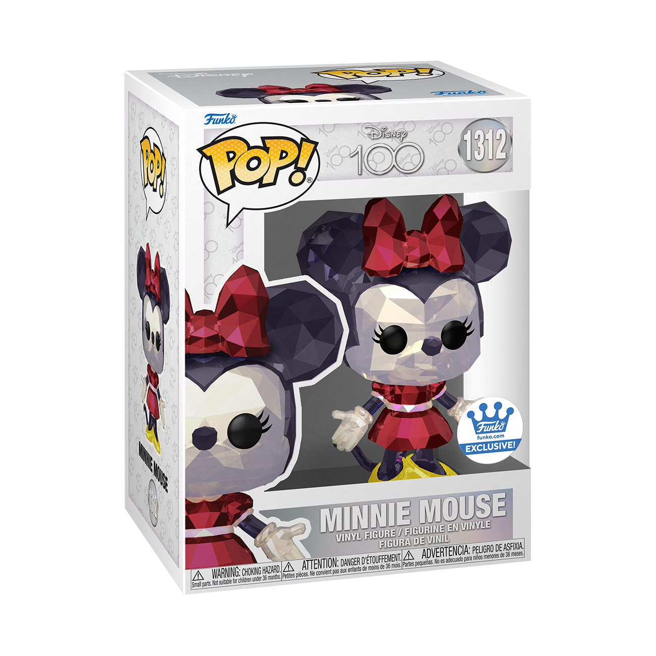 Funko Pop! Disney 100 MINNIE MOUSE FACET #1312 [FUNKO SHOP EXCLUSIVE]