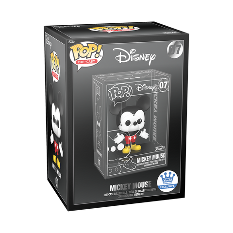 Funko Pop! DISNEY MICKEY MOUSE DIE-CAST DIECAST *SEALED* #07 [FUNKO SHOP EXCLUSIVE]