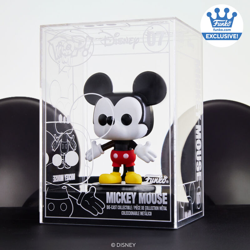 Funko Pop! DISNEY MICKEY MOUSE DIE-CAST DIECAST *SEALED* #07 [FUNKO SHOP EXCLUSIVE]