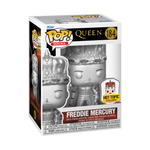 FUNKO POP! ROCKS QUEEN FREDDIE MERCURY AS KING with CROWN PLATINUM and PIN [HOT TOPIC EXCLUSIVE] #184 *PREORDER*