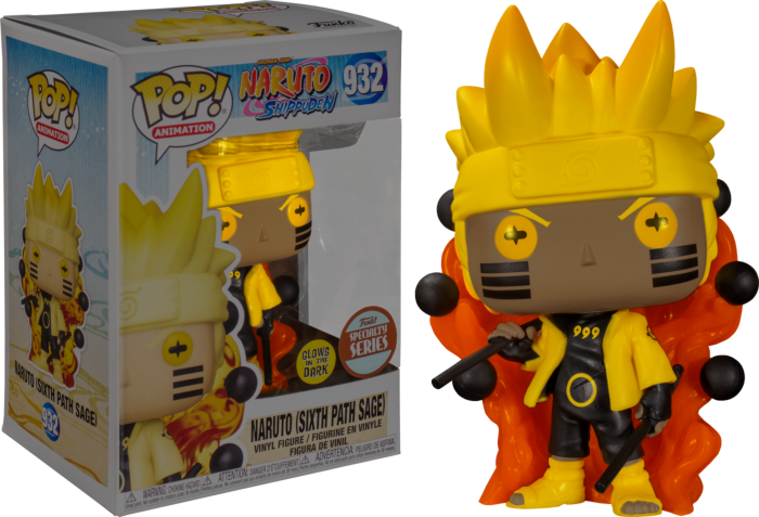 FUNKO POP! ANIMATION: NARUTO - NARUTO [SIXTH PATH SAGE - GITD] **SPECIALTY SERIES EXCLUSIVE** #932