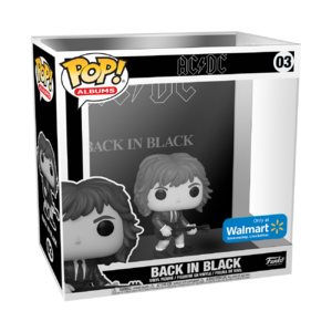 Funko Pop! Music: AC/DC - Back In Black (Black & White Album Cover) #03 [Walmart Exclusive]