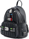 LOUNGEFLY EXCLUSIVE DARTH VADER STAR WARS LIGHT UP COSPLAY Mini Backpack