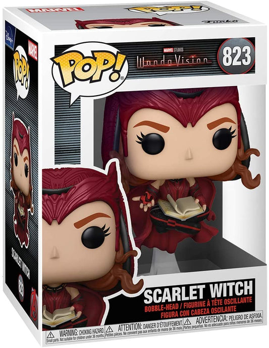 FUNKO POP! MARVEL: WANDAVISION - SCARLET WITCH [W/ DARKHOLD BOOK] #823