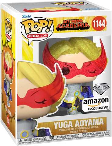 FUNKO POP! ANIMATION: MY HERO ACADEMIA - YUGA AOYAMA DIAMOND GLITTER #1144 [AMAZON EXCLUSIVE] *PREORDER*