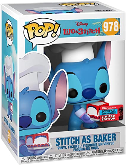 FUNKO POP! DISNEY: LILO & STITCH - STITCH [AS BAKER] **2020 NYCC EXCLUSIVE** #978