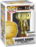 FUNKO POP! TELEVISION: THE OFFICE - DUNDIE AWARD [GOLD CHROME - CUSTOMIZABLE] **AMAZON EXCLUSIVE** #1062