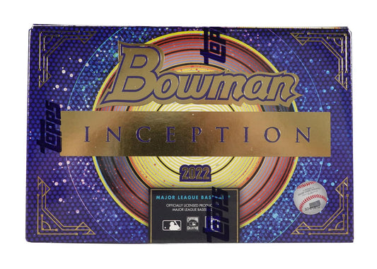 2022 BOWMANS INCEPTION BASEBALL HOBBY BOX *NEW*