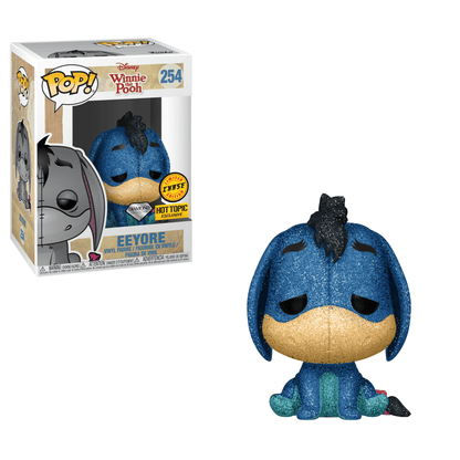 FUNKO POP! DISNEY: WINNIE THE POOH - EEYORE [DIAMOND COLLECTION] **HOT TOPIC EXCLUSIVE** #254