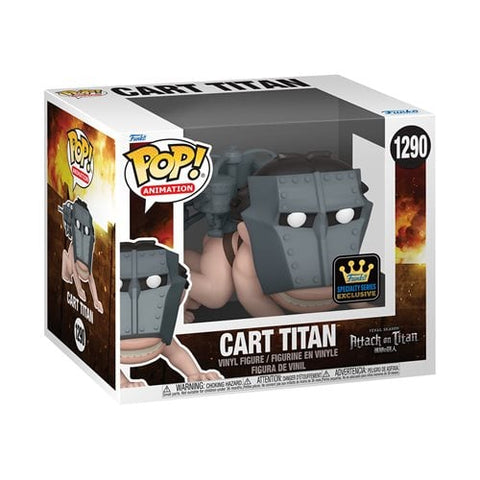 Funko Pop! ANIME ATTACK ON TITAN CART TITAN 6-inch [SPECIALTY EXCLUSIVE] #1290