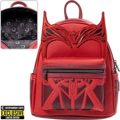 *EE EXCLUSIVE* LOUNGEFLY MARVEL SCARLET WITCH COSPLAY MINI BACKPACK