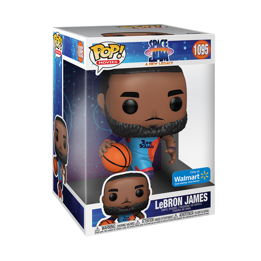 Funko Pop! JUMBO MOVIE SPACE JAM 2 NEW LEGACY LEBRON JAMES JUMBO 10" #1095