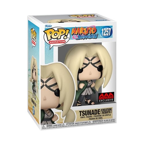 FUNKO POP! NARUTO SHIPPUDEN TSUNADE CREATION REBIRTH *AAA EXCLUSIVE* #1257