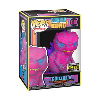 FUNKO POP! GODZILLA VS KONG BLACK LIGHT GODZILLA & MOTHRA #1347 [EXCLUSIVE]